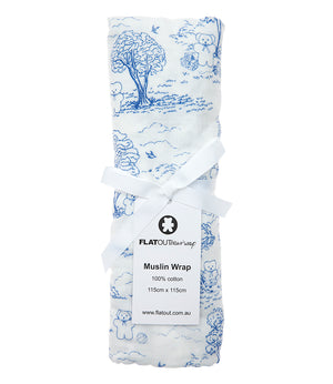 Open image in slideshow, FLATOUTbear Muslin Wrap
